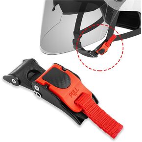 Motorcycle Helmet Quick Release Buckle Kit,Stainless Steel Motorcycle Helmet Strap Quick Release Kit,Universal Motorcycle Helmet Accessories for All Motorcycle