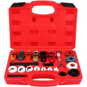 JoyTube 22 Pcs Master Quick Disconnect Tool Kit for Transmission Oil Cooler Line and Automotive AC Fuel Line Compatible with Most Ford Chevy GM Models