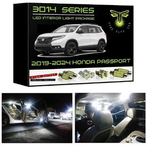 White LED interior lights package for 2019-2024 Honda Passport 3014 Series +Tool, HP5-3014