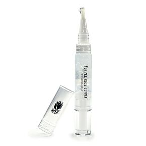 Purple Rose Supply Rolling Glue – 4ml Glue Pen with Brush Applicator – Natural Plant Cellulose – Spit-Free Rolling Alternative – Glue Stick