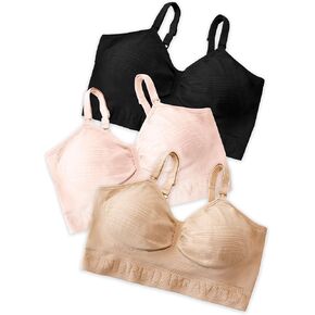 Kindred Bravely 3-Pack Hands Free Pumping Bra Wash, Wear, Spare Bundle (X-Large-Busty)