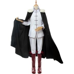 Bungou Stray Dogs Fyodor Dostoevsky Cosplay Costume Stray Dogs4 Uniform Full Set Halloween with Cloak