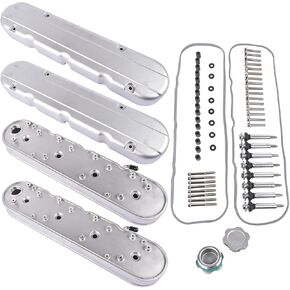 Engine Valve Covers Replacement for Chevy Small Block SB V8 293 325 346 350 364 376 427# 8082-3S 8082-3 JM8082-3 JM8082-3S 413571A-4440