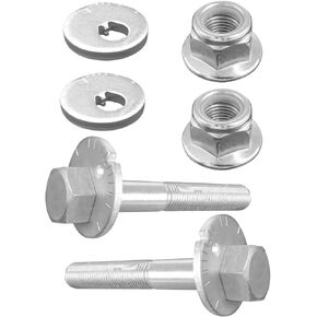 Suspension Arm Alignment Camber Bolts Adjustment Kit Fit for Nissan Armada 5.6L 2004-2015 Pathfinder 4.0L V6 2005-2012, High Strength Steel Toe Alignment Plates Kit Replace 545802S400 545802S40A, 2Pcs