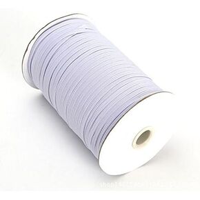 Braided Elastic 144 Yards - White (1/4'' Wide)