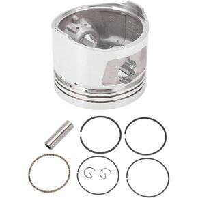 Piston Kit, 62mm Piston Gasket Ring Kit Metal Alloy Motorcycle Replacement Parts for CG150 150cc 175cc