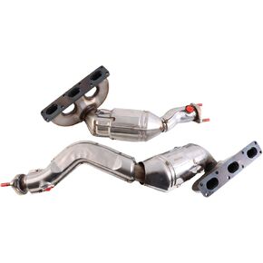 Pair Manifold Catalytic Converter for BMW 328xi 328i Base 2007 2008 10H22-134/135 52452452（Front, Left, Right）