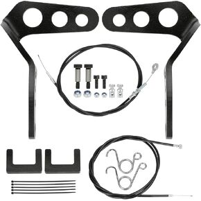 Go Kart Pedals Kit Replacement for Predator 212cc 196cc 6.5hp Manco Carter Azusa Fun Radio Flyer Azusa Carter Road Rocket Go Kart Accessories Parts with Brake Throttle Pedal 71" Throttle Cable