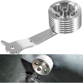 Camoo 8511 Billet Aluminum Roller Gas Pedal for 1949-1977 Stock Volkswagen VW Type 1 Bug and GHIA Pedal Assemblies, Compatible with Dune Buggy