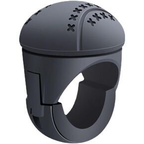 Mtsooning Steering Wheel Knob Steering Silicone Power Handle Anti-Slip Boat Steering Wheel Knob Replacement for Car Tractor Trucks Boat Mowers Forklifts, Black
