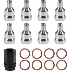 High Pressure Oil Rail Ball Tube Repair Kit for Ford 6.0 Powerstroke 2004-2010, With Tool&O-Rings