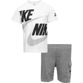 Nike Sportswear T-Shirt and Cargo Shorts Set (Toddler/Little Kids)