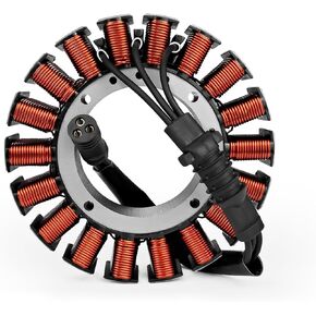 29987-06 Magneto Stator Coil Compatible with 2006-2016 Harley Davidson Electra Glide Road Glide Road King Tri Glide Ultra, Replaces OEM # 29987-06A, 29987-06B