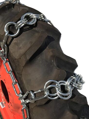 TireChain.com 12.4-36, 12.4 36 Double Ring Nuway Tractor Tire Chains in Saudi Arabia