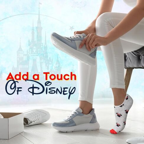Disney Invisible Socks Girls No Show Minnie Mouse Kids 5 Pack Invisible Socks in Saudi Arabia