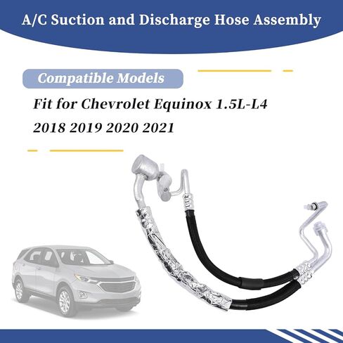 A/C Suction and Discharge Hose Assembly 4813474 Compatible with Chevrolet Equinox 1.5L-L4 2018 2019 2020 2021 Replace 3764363347 in Saudi Arabia