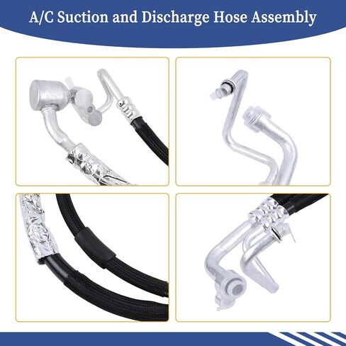 A/C Suction and Discharge Hose Assembly 4813474 Compatible with Chevrolet Equinox 1.5L-L4 2018 2019 2020 2021 Replace 3764363347 in Saudi Arabia