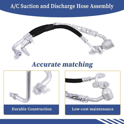 A/C Suction and Discharge Hose Assembly 4813474 Compatible with Chevrolet Equinox 1.5L-L4 2018 2019 2020 2021 Replace 3764363347 in Saudi Arabia