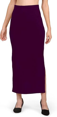 Saree Shapewear Petticoat For Women, Shape Wear For Sarees Large Maroon … in Saudi Arabia