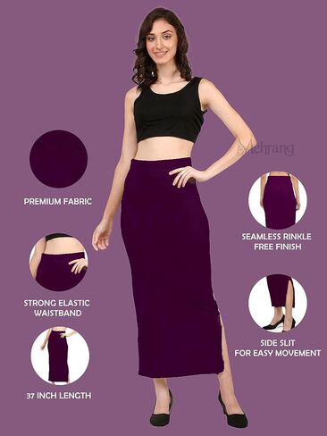 Saree Shapewear Petticoat For Women, Shape Wear For Sarees Large Maroon … in Saudi Arabia