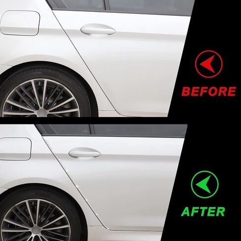 TOMALL Bling Car Door Guard Crash Bumper Crystal Anti-Scratch Strip ملصق كريستالي باب السيارة ممتص الصدمات ملحقات DIY للديكور الداخلي والخارجي ملحقات التصميم باللون الأبيض in Saudi Arabia