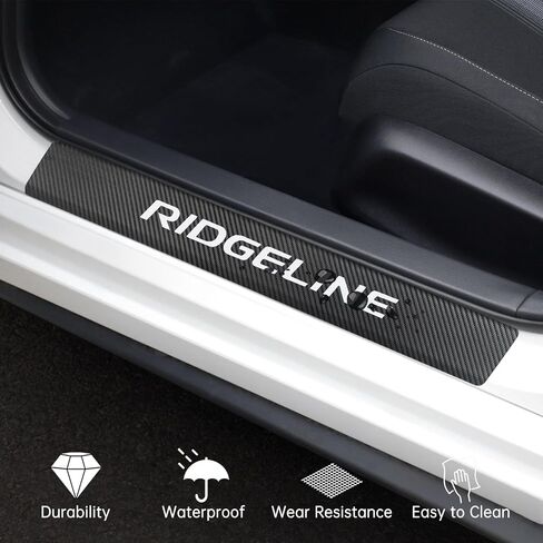 Car Door Sill Protector fit for Ridgeline, Door Edge Guards Compatible with Honda Accessories in Saudi Arabia