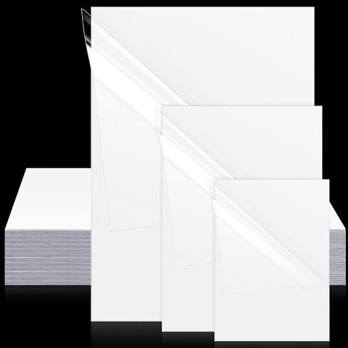 150 Pack Self Adhesive Laminating Sheets A4 A5 A6 Size Clear Laminate Sheets, No Heat, No Machine Needed 3mil Laminate Sheets for Letter, Photo, ID Badge, Certificates and Cards in Saudi Arabia