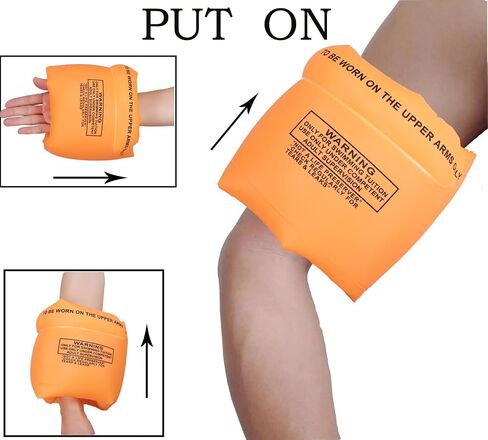 Arm Floaties Inflatable Swim Arm Bands Floater Sleeves Swimming Rings Kids Children Toddlers Adults in Saudi Arabia