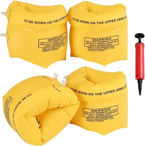 Arm Floaties Inflatable Swim Arm Bands Floater Sleeves Swimming Rings Kids Children Toddlers Adults in Saudi Arabia