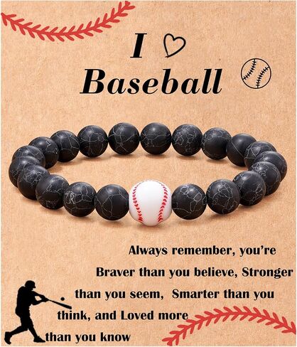 Tarsus Baseball Gifts, Baseball Boy Drip Baseball Bracelet, Baseball Accessories Gifts for Boys Men Team Players in Saudi Arabia