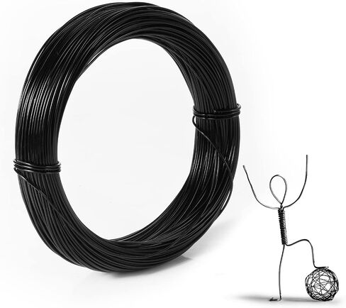 LUTER Aluminum Craft Wire, 98.4ft/ 30m 18 Gauge 1mm Metal Wire Flexible Bendable Crafting Wire for Jewelry Making DIY Crafts Gardening Sculpting in Kuwait