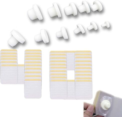 24PC Spherical Shape Soft Silicone Belly Button Plug for Tummy Tuck Recovery - 6 Sizes Comfort Fit, Premium Material in Saudi Arabia