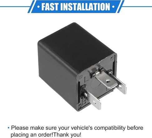 إصلاح مرحل ومضي LED إلكتروني، CF15 JL02 فلاشات إشارة الانعطاف عالمية للسيارة غير قطبية مفتوحة عادة ABS أسود in Saudi Arabia