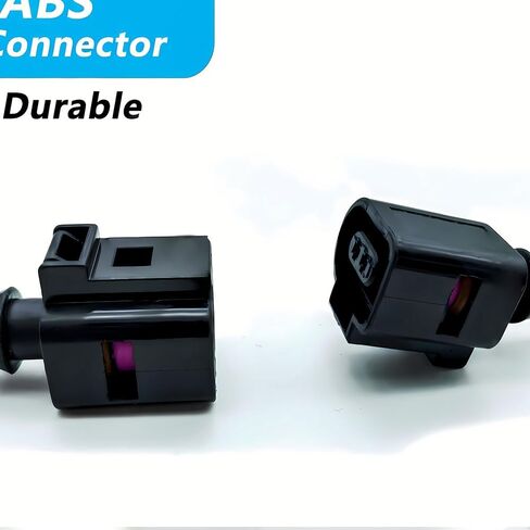 2 Pcs Car Electrical Harness Connector for Audi A5 A8 R8 RS5 S5 S8 for Volkswagen Jetta Golf MK4 MK5 Beetle 2-Pin Pigtail Plug Wiring Connector Replaces 1J0973702 in Saudi Arabia