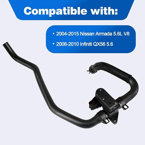 92400ZW10A HVAC سخان مدخل خرطوم صمام التحكم صالح لنيسان 2004-2015 أرمادا 5.6L V8 2006-2010 إنفينيتي QX56 5.6L OE # 92400-ZW10A 92400-ZC300 92400ZC300 in Saudi Arabia