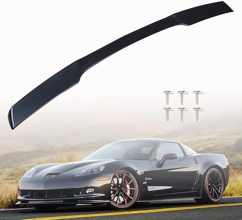 الخلفي الجذع الشفاه المفسد الجناح ماتي الأسود ABS البلاستيك استبدال ل 2005 2006 2007 2008 2009 2010 2011 2012 2013 كورفيت C6 ZR1 in Saudi Arabia