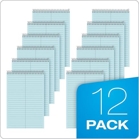 كتاب أمباد ستينو، 6 × 9 بوصة، قاعدة جريج، ورق أزرق وغطاء، 80 ورقة، 12 حزمة (25-286) in Kuwait