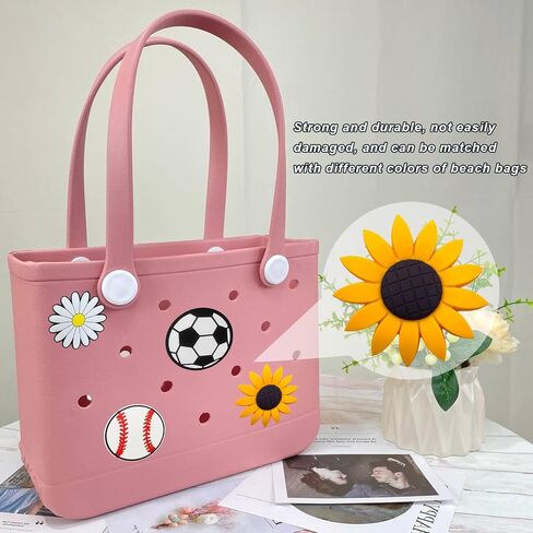 Rubber Beach Bag Accessories-PVC Rubber decoration-for EVA Purse Bogg Inserts Y064figure 27 in Saudi Arabia