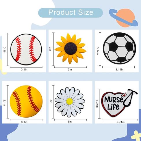 Rubber Beach Bag Accessories-PVC Rubber decoration-for EVA Purse Bogg Inserts Y064figure 27 in Saudi Arabia