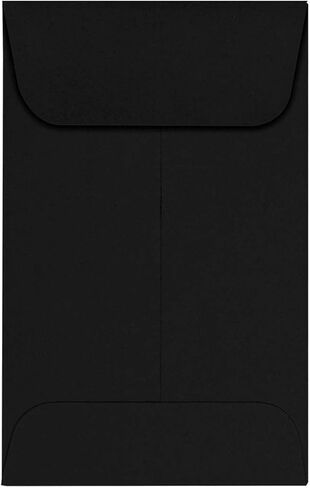 LUXPaper #1 Coin Envelopes | 2 1/4" x 3 1/2" | Midnight Black | 80lb. Text | 50 Qty in Saudi Arabia