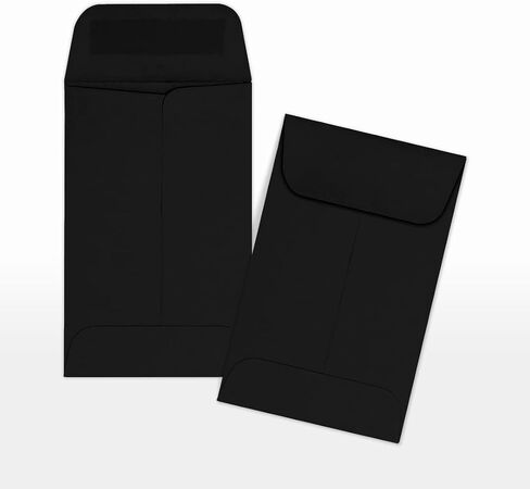LUXPaper #1 Coin Envelopes | 2 1/4" x 3 1/2" | Midnight Black | 80lb. Text | 50 Qty in Saudi Arabia