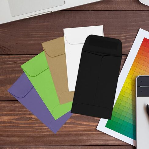 LUXPaper #1 Coin Envelopes | 2 1/4" x 3 1/2" | Midnight Black | 80lb. Text | 50 Qty in Saudi Arabia