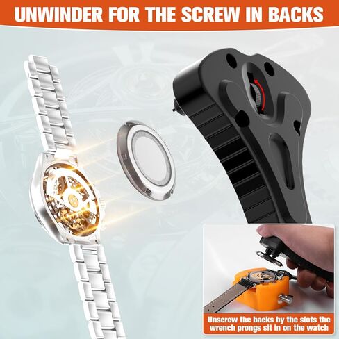 طقم أدوات استبدال بطارية الساعة، طقم إصلاح الساعة من BYNIIUR، أداة إزالة مفتاح الربط الخلفي للساعة، طقم تغيير بطارية الساعة، أدوات ومجموعات إصلاح الساعات in Kuwait
