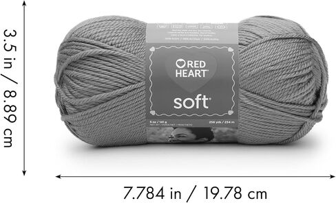 Red Heart Soft Dark Leaf Yarn - 3 Pack of 141g/5oz - Acrylic - 4 Medium (Worsted) - 256 Yards - Knitting/Crochet in Saudi Arabia