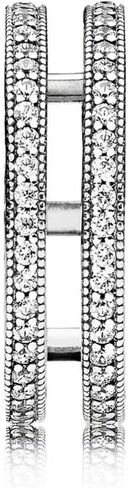 باندورا خاتم باندورا ذو القلوب المزدوجة، شفاف CZ 196236CZ-50 EU 5 US in Saudi Arabia