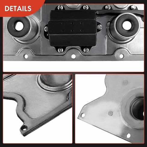 A-Premium Valley Cover Plate Kit with Gasket, Compatible with Chevrolet Corvette 2004 & Cadillac CTS 2004-2005 & Pontiac GTO 2004, V8 5.7L OHV, Replace # 12577927 in Saudi Arabia