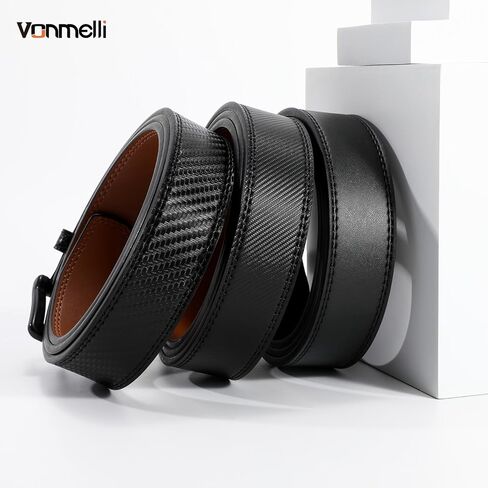 VONMELLI Nickel Free Leather Belt for Men, TSA Approved Non Metal Men’s Belt for Jeans with Hypoallergenic Buckle in Saudi Arabia