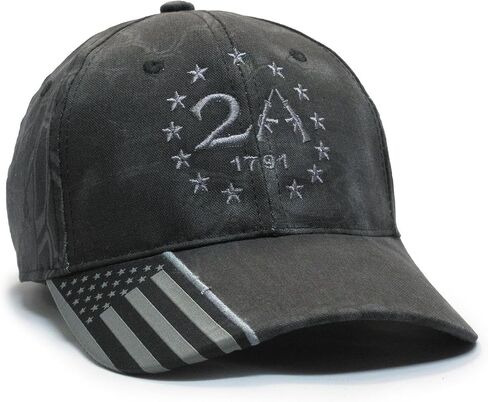 Military Imagine 2nd Amendment 1791 AR-15 Style Typhon Color Hat Cap, One Size in Kuwait