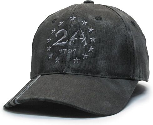 Military Imagine 2nd Amendment 1791 AR-15 Style Typhon Color Hat Cap, One Size in Kuwait