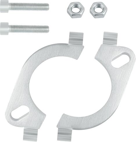 Exhaust Flange Flat Oval Center Split Repair Replacement Part,2.5in 63mm Exhaust Clamps Steel Exhaust Flange Clamp Kit for Industrial in Saudi Arabia